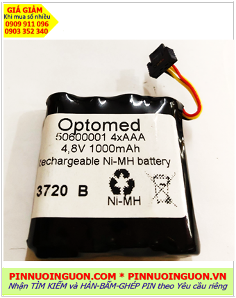 Pin máy soi nhãn khoa Optomed 4.8v-4000mAh, Pin sạc công nghiệp NiMh 4.8v-1000mAh